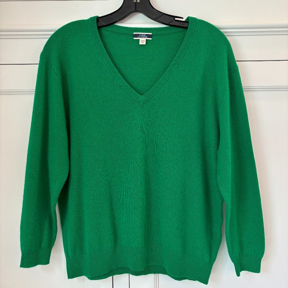 J. Crew Cashmere V-Neck Sweater